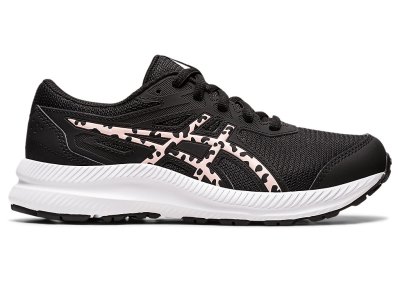 Asics Contend 8 Sports Tenisky Detske Čierne Ruzove | SK2359-296