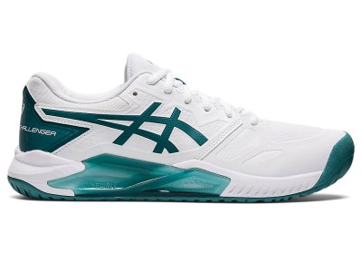 Asics Gel-challenger 13 Tenisove Tenisky Panske Biele Tmavo Zelene | SK1448-777