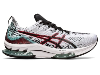 Asics Gel-kinsei Blast Bezecke Topanky Panske Biele Čierne | SK4690-292