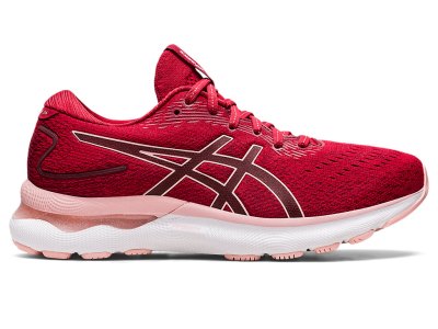Asics Gel-nimbus 24 Bezecke Topanky Damske Tmavo Červené Ruzove | SK0954-262
