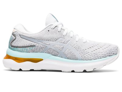 Asics Gel-nimbus 24 Bezecke Topanky Damske Biele Strieborne | SK2067-264