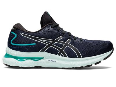 Asics Gel-nimbus 24 Bezecke Topanky Damske Čierne Svetlo Modre | SK5998-061
