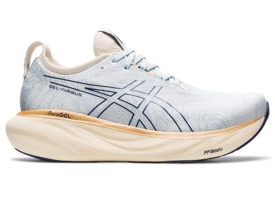 Asics Gel-nimbus 25 Nagino Bezecke Topanky Damske Svetlo Modre Krém | SK1498-239