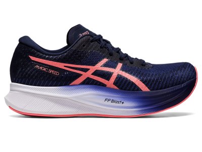 Asics Magic Speed 2 Bezecke Topanky Damske Indigo Modre Koralove | SK2194-764