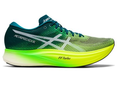Asics Metaspeed Edge+ Bezecke Topanky Damske Tmavo Zelene Žlté | SK2443-445
